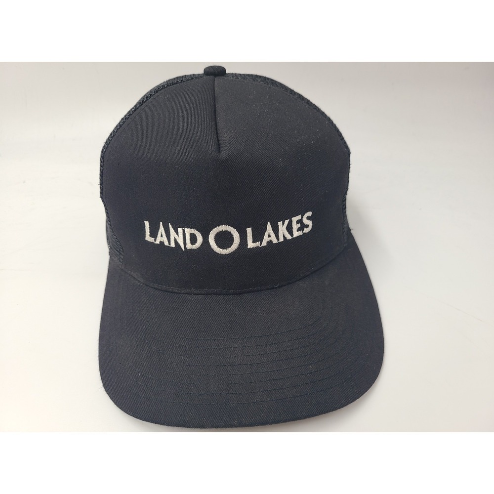 Land O Lakes Butter Mesh Trucker Snapback Hat‎ Cap Agriculture Men Women Black